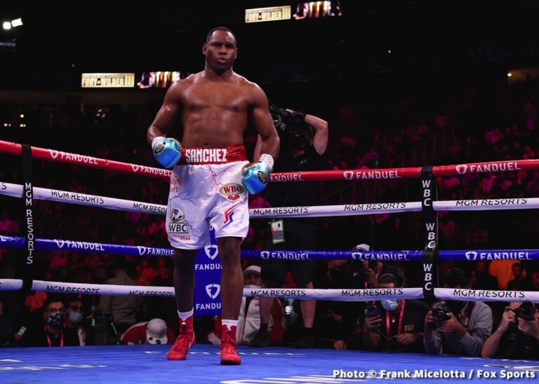 Frank Sánchez peleará por el título mundial pesado